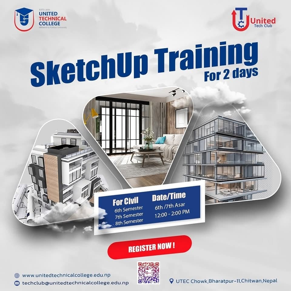 Poster for the SketchUp Training